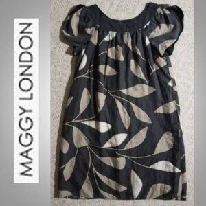 Maggie London Petites SILK dress size  10p